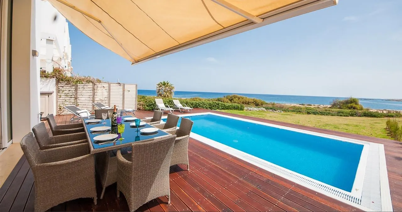 Luxury Bay View Villa 20 Right On Τhe Beach Protaras 0*,